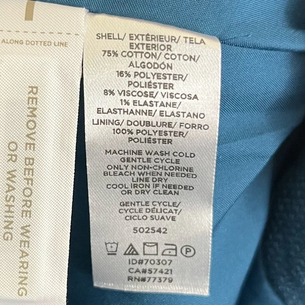 ANN TAYLOR NWT Textured Buttoned A-Line Skirt Womens Size 8 - Picture 6 of 6